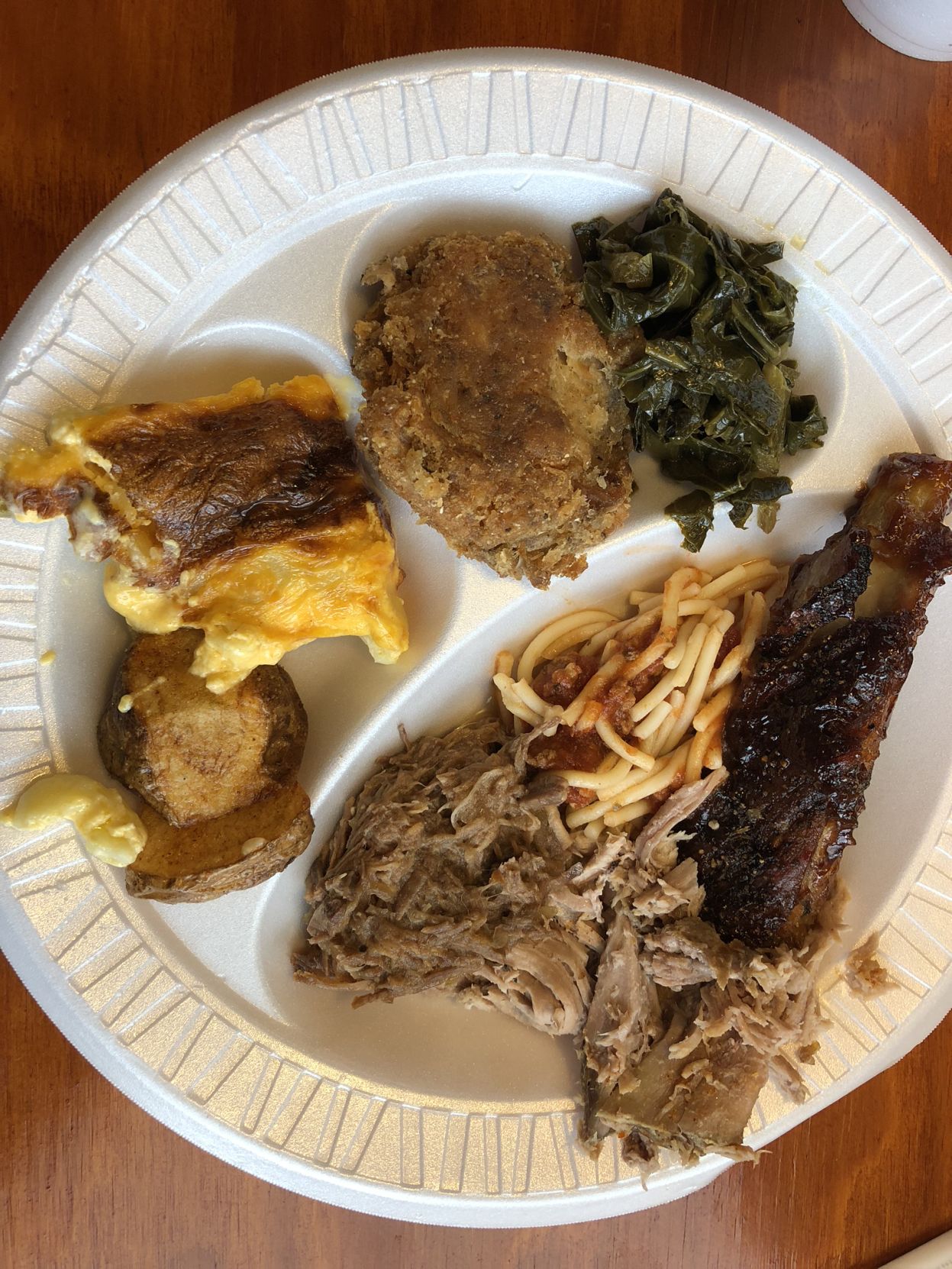 Lunch plate at Mustard Seed